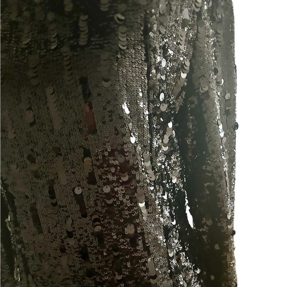 VIVIENNE HU Shift Sequence Dress Black Size 8 - Picture 6 of 11